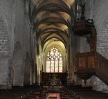 La nef de l'église Saint-Just à Arbois