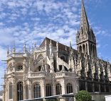 L'église Saint-Pierre à Caen vue du chevet Renaissance