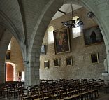 La nef de l'église Saint-Maur à Saint-Maur
