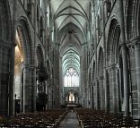 La nef de la cathédrale Saint-Samson à Dol-de-Bretagne