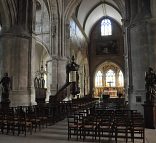 La nef de l'église Saint-Étienne à Fécamp