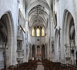 La nef de l'église Saint-Thibault à Joigny