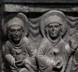 Chapiteau de la R�surrection, XIIe si�cle, d�tail