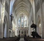 La nef de l'église Saint-Martin à Pont-à-Mousson