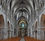 La nef de l'église Saint-Jacques de Reims