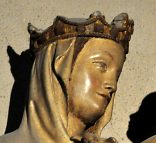 La Vierge  l'oiseau, dtail