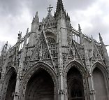 Les portails de la façade ouest de l'église Saint-Maclou