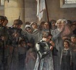 Tableau d'Hippolyte Flandrin : «Jeanne d'Arc priant dans l'église de Sèvres»