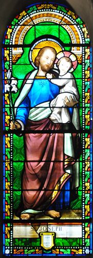 Saint Joseph et l'Enfant-Jésus.