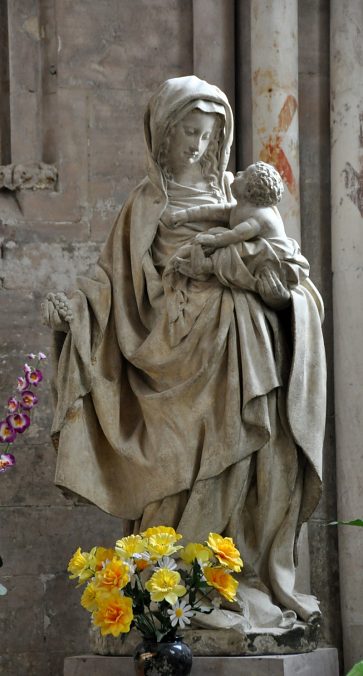 La Vierge au raisin attribuée à Claus de  Werve