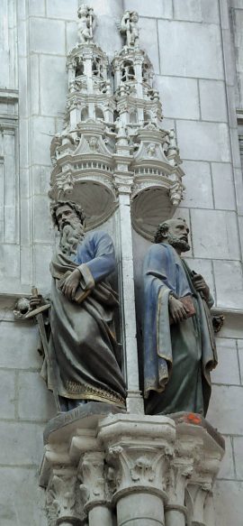 Niches de saint Pierre et de saint Paul