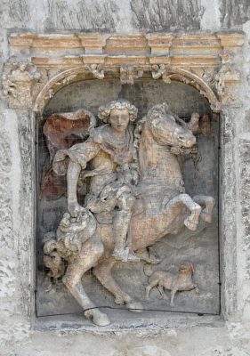 Statue équestre du chevalier Thibault