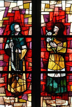 Sainte Bernadette et sainte Maria Goretti