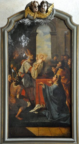 «La Circoncision», tableau dans la Chapelle des fonts baptismaux
