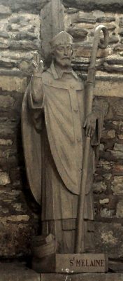 Statue de saint Melaine