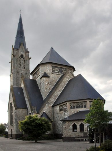 L'église Sainte-Thérèse vue depuis le chevet