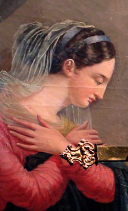 La Vierge dans le tableau de l'Annonciation