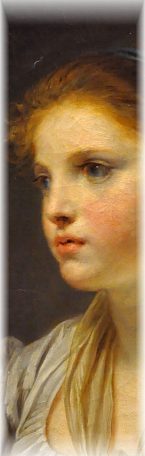 «Tête de jeune fille au ruban bleu» de Jean-Baptiste Greuze
