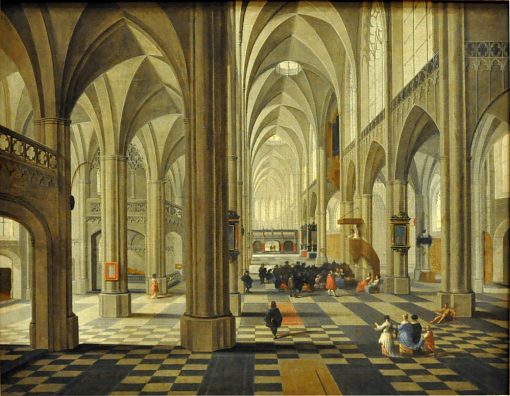 «Intérieur de la cathédrale d'Anvers»