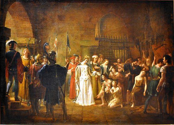 «La Reine Blanche de Castille délivrant les prisonniers»