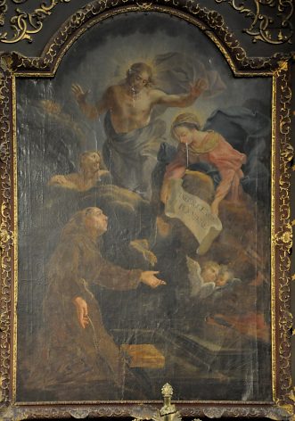 «Le Ravissement de saint François d'Assise» par Lefebvre, XVIIe siècle.