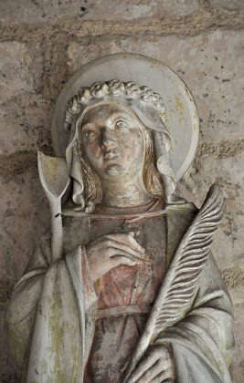 Statue de sainte Solange, patronne du Berry