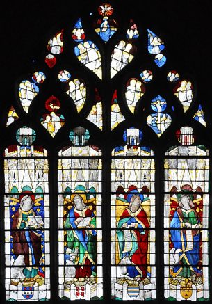 Vitrail des quatre évangélistes, 1462-1464
