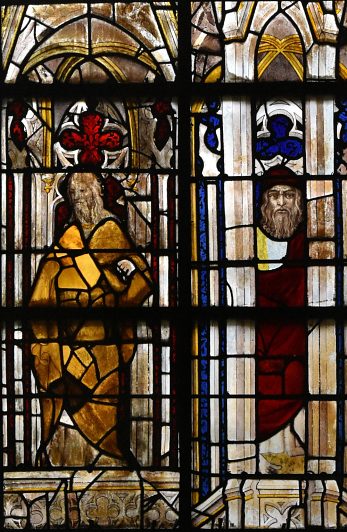 Deux prophètes (vitrail de 1400-1405).