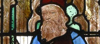 Un prophète (vitrail de 1400-1405).