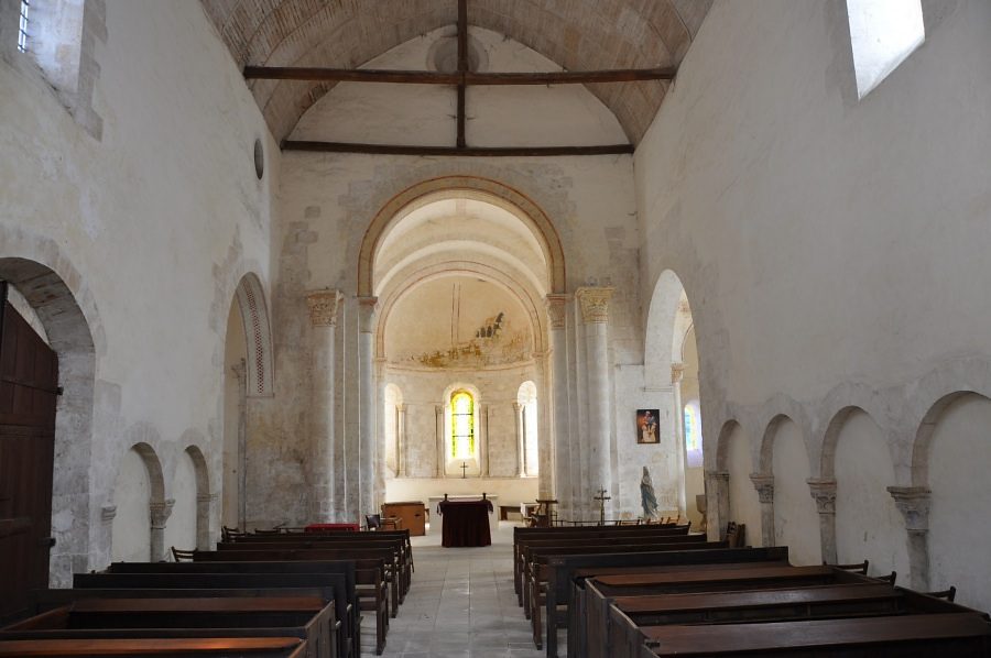 Vue d'ensemble de la nef de Saint-Martin