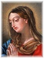 La Vierge dans le tableau de l'Annonciation