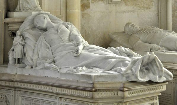Le gisant de la princesse Marie d'Orléans (1813-1839), duchesse de Wurtemberg