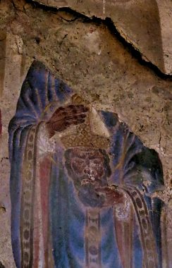 Fresque de saint Denis portant sa tête (entre 1946 et 1953)