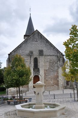 La façade occidentale de l'église