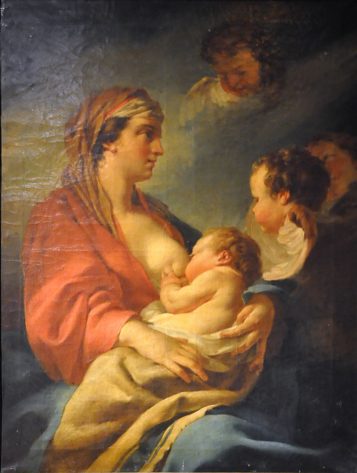 «La Vierge allaitant l'Enfant Jésus»