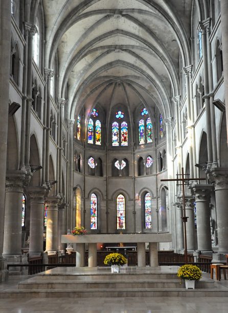 Le chœur et l'abside l'église Notre–Dame