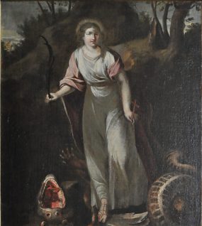 Sainte Marguerite et le dragon.