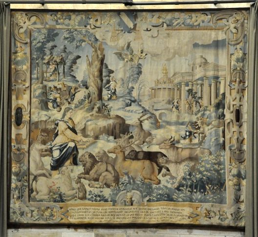 «Saint Mammès prêchant l'Évangile aux bêtes  sauvages», 1544.