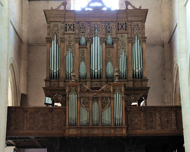 L'orgue de tribune de l'église Saint-Laurent et son buffet  des XVIe et XVIIe siècles