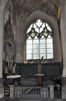 La chapelle latérale sud Saint–Vinebault