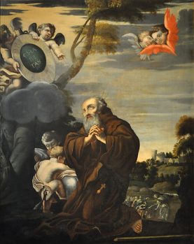 «Saint François de Paule», tableau du XVIIe siècle