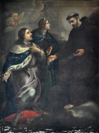 «Saint François-Xavier et saint Alexis avec un roi»