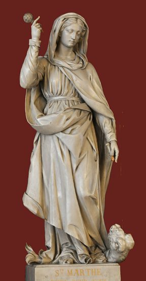 Statue de sainte Marthe