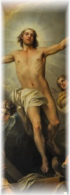 La Résurrection de Carl van Loo, 1750 (détail)