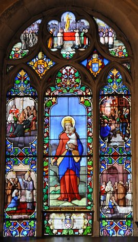 «Notre-Dame de Gray», vitrail de 1873
