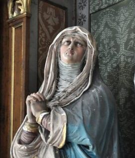 La Vierge dans le Calvaire du retable