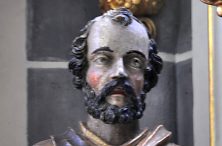 Buste de saint Paul dans le retable