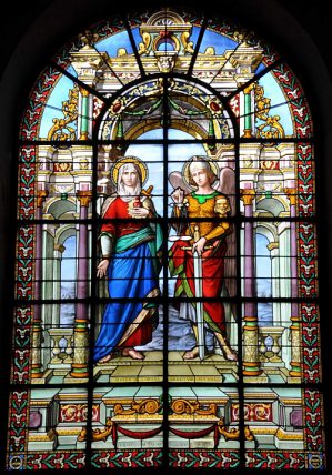 Eglise Notre-Dame à Versailles, vitrail
