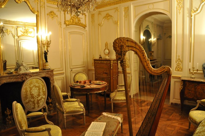 Le salon de l'appartement XVIIIe siècle 