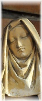 Sainte Anne dans l'Éducation de la Vierge, détail